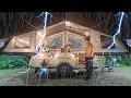 Download Lagu LUXE 3-KAMER TENTWAGEN⚡KAMPEREN IN DE REGEN