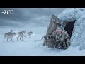 The Widow's Ice Shelter: Last Stand Against a Wolf Pack at -71°C | Yakutia Survival