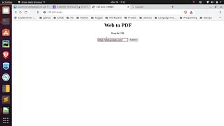 Web to PDF Flask Python Vinnyhere