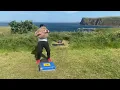Millshore Lifting Stone 125kg 275 5lbs 19 7st to shoulder Scottish natural stone lifting 2