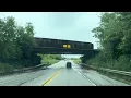 Driving around Frankfort IL 4k rainy day