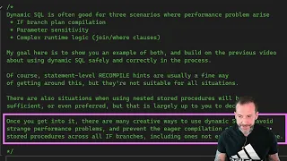 All About SQL Server Stored Procedures Dynamic SQL For Performance