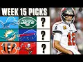 NFL Week 15 Betting Guide NFL INSIDER S PICKS Dolphins at Bills MORE CBS Sports
