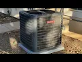 New 2023 Goodman GSXN4 5 Ton Central Air Conditioner Starting Up Running
