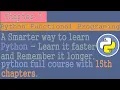 python tutorial for beginners to advanced Chapter - 7 python exception handling