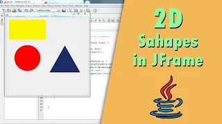 How to Draw 2D Shapes inside a JFrame in java Java GUI