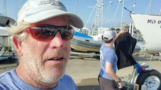 day 2 of boat prep.  J22 midwinters 2021