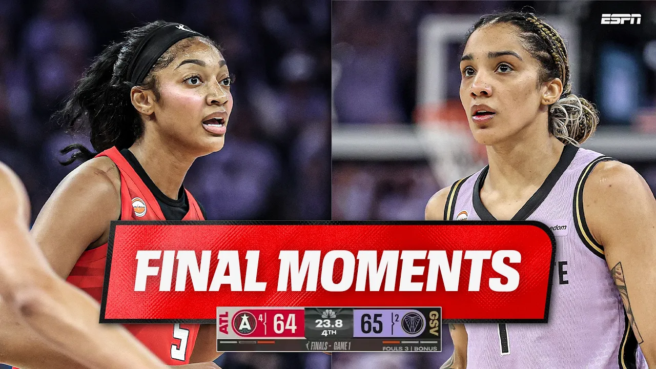 GAME 1 DOWN TO THE WIRE 🔥 Atlanta Dream vs. Golden State Valkyries final moments 🍿 | WNBA on ESPN