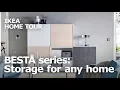 Versatility Style IKEA BESTA Storage Solutions - IKEA Home Tour
