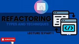 refactoring in software reengineering refactoring Lecture 12 part 1