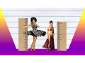 How Much Taller - Marina Diamandis vs Carrie Fisher