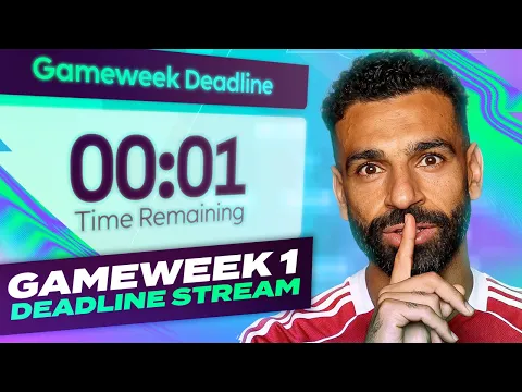 Video Thumbnail: EARLY TEAM NEWS?! 🤔 | FPL DEADLINE STREAM GAMEWEEK 1 | Fantasy Premier League Tips 2025/26