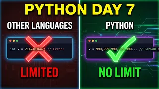 Python Day 7 Mastering Integer Datatypes for Beginners