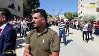 البداوية  غير في زفة العريس وسيم دويكات مع الفنان ابراهيم صبيحات دندنها
