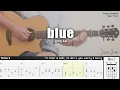 Download Lagu blauw - yung kai | Fingerstyle-gitaar | TAB + Akkoorden