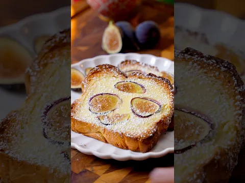 Fig Maple Custard Toast | Easy 15-Minute Fall Breakfast
