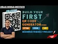 how to create qr code generator using html css JavaScript javascript tutorial project QR Code