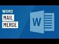 Word Mail Merge