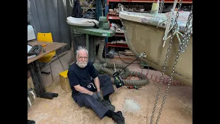 29 Jan 2024. Drain and antenna cable  – Fore mast.