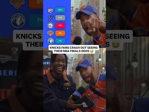 Bro CRASHED OUT 😭 Send to a Knicks fan‼️ #shorts #nba