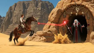 قصة الشاب اليتيم واخيه والبئر الذي تسكنه أفعي بسبعة رؤوس والساحر الشرير الذى يروع اهل المدينه 