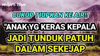 just blow into the water a stubborn child becomes obedient obedient in an instant