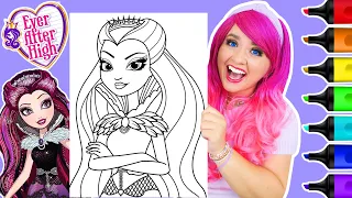 Coloring Ever After High Raven Queen Coloring Page Ohuhu Paint Markers