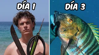 3 DÍAS SOBREVIVIENDO en una ISLA DESIERTA