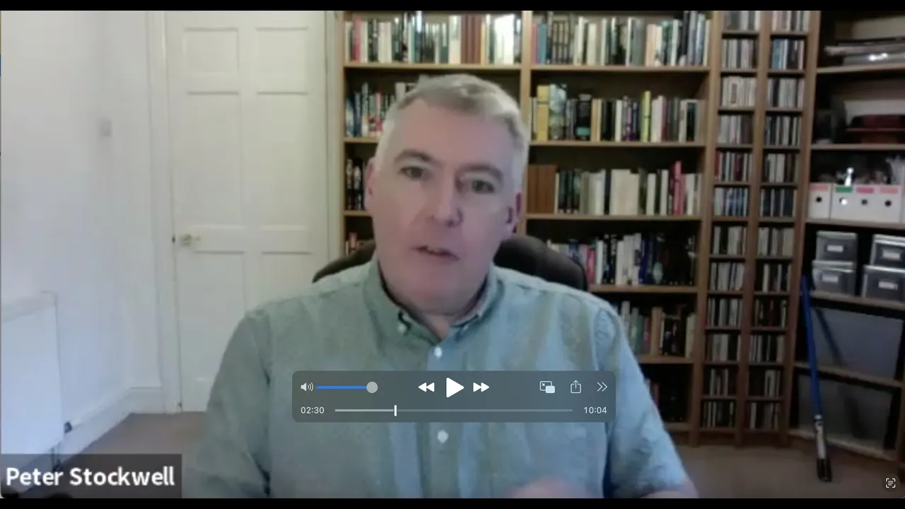 Peter Stockwell on Cognitive Poetics (Part 1)