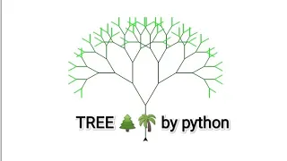 Make a beautiful Tree using python import turtle codes