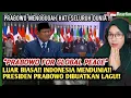 🇲🇾🇮🇩LUAR BIASA❗PRESIDEN PRABOWO DIBUATKAN LAGU BERJUDUL PRABOWO FOR GLOBAL PEACE❗INDONESIA MENDUNIA