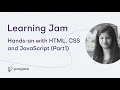 Progate Learning Jam Hands-on with HTML CSS and JavaScript Part 1