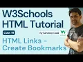 W3Schools W3Schools HTML W3Schools HTML Tutorial Class 019 HTML Links - Create Bookmarks
