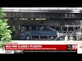 Greyhound bus catches fire on I-71 in Cleveland