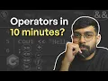 Operators in C Arithmetic Assignment Logical and Comparison