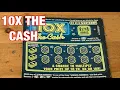 10X The Cash Tickets California Lottery Scratchers
