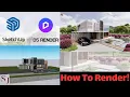 SketchUp to D5 Render Realistic Villa Exterior Rendering