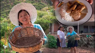 En el CAMPO con mi HERMANA cocinando TRIPAS de vaca