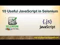 JavaScript Executor in Selenium WebDriver