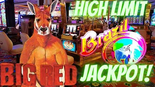 Download JACKPOT BIG RED AND BRAZIL SLOT MACHINE BONUS HIGH LIMIT PLAY IN CASINO MP3