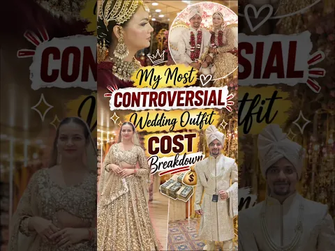 People With NO MONEY❌️🤑 Gave ज्ञान On My WEDDING OUTFIT🤣✨️💯 #weddingoutfitcost #weddinggoldjewellery