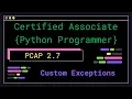 PCAP 2 7 - Custom Exceptions
