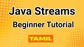 Java Streams Tutorial in Tamil - Part 1 Java tutorial in Tamil