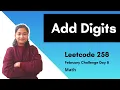 Add Digits Leetcode 258 Math