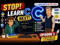 STOP Before You Write C Code Learn This First C Program Structure in Telugu Episode 3