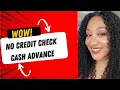 No Credit Check Cash Advance