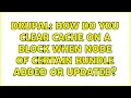 Drupal How do you clear cache on a block when node of certain bundle added or updated