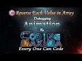 Cpp Reverse Each Element in Array 1080P Cpp programming Coding Maxima coding animations