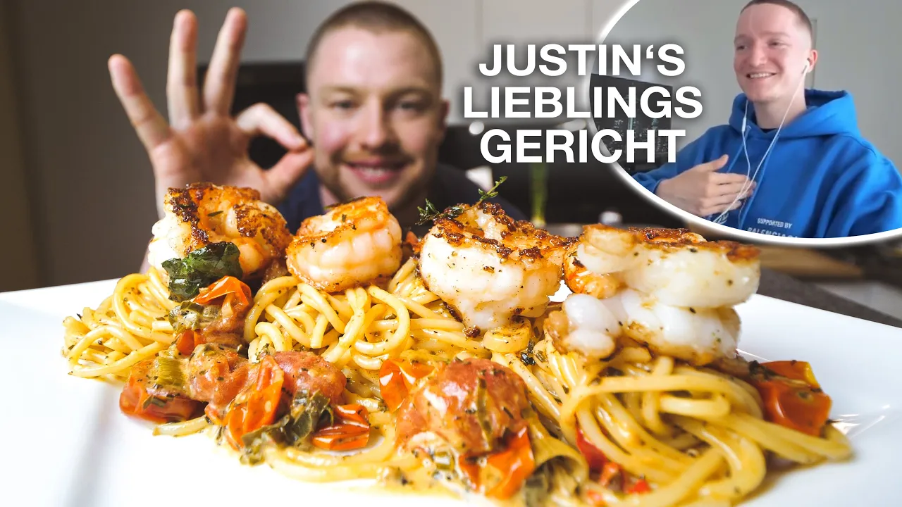 
          
          
          
            
            Wir kochen JUSTIN'S LIEBLINGS GERICHT | Spaghetti mit Garnelen
          
        . 