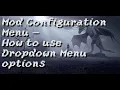 SkyUI Mod Configuration Menu - Mastering Dropdown Menus